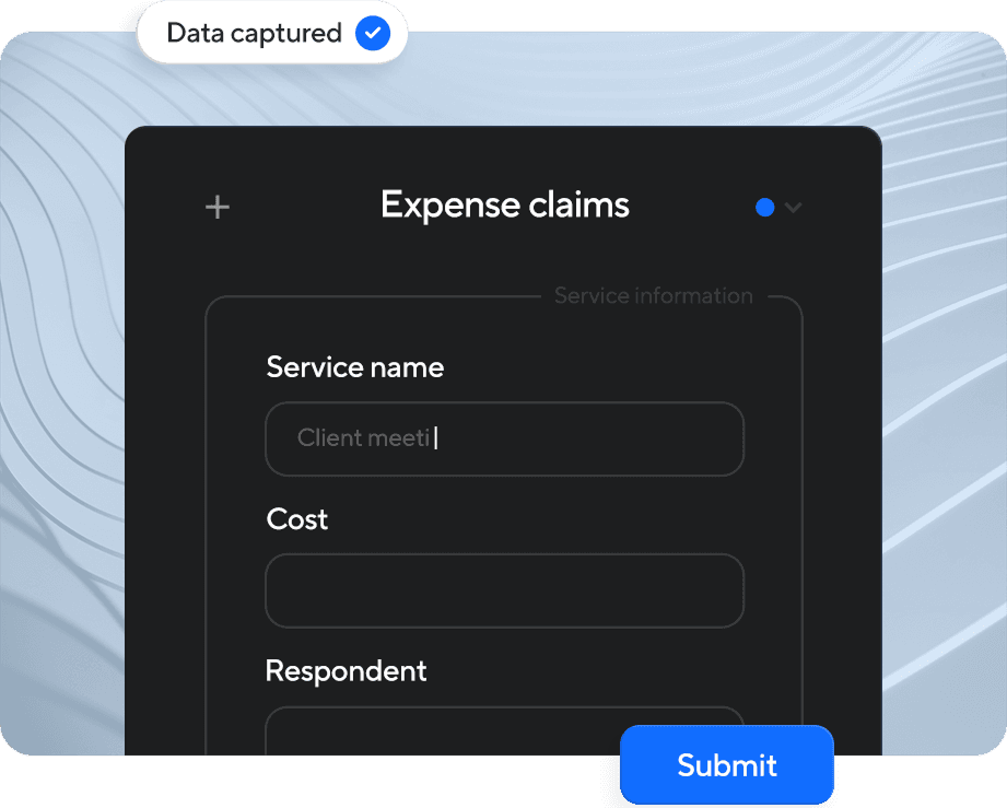 Simple form interfaces